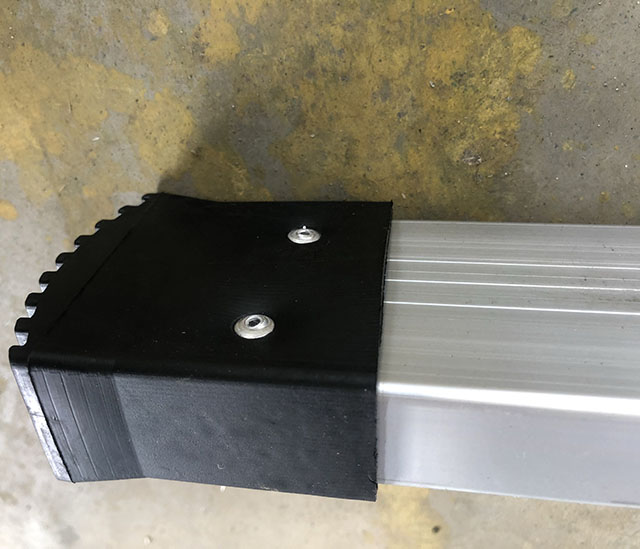 Aluminum Straight Ladder Aluminyo tuwid na hagdan