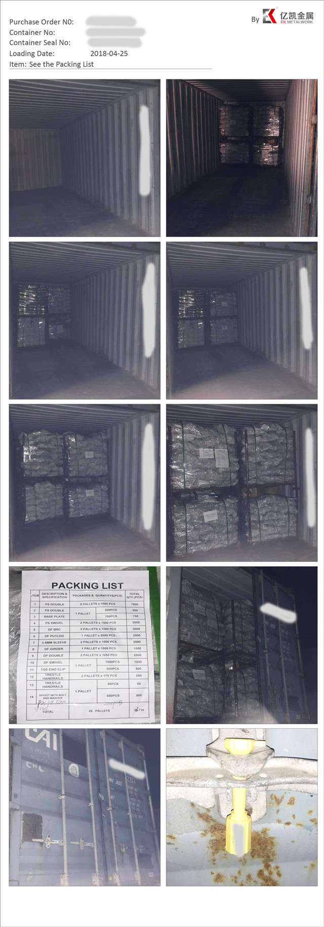 Pressed swivel coupler loading