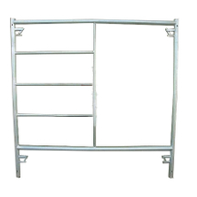 Scaffolding lakad sa pamamagitan ng mga frame ng kahon ng konstruksyon