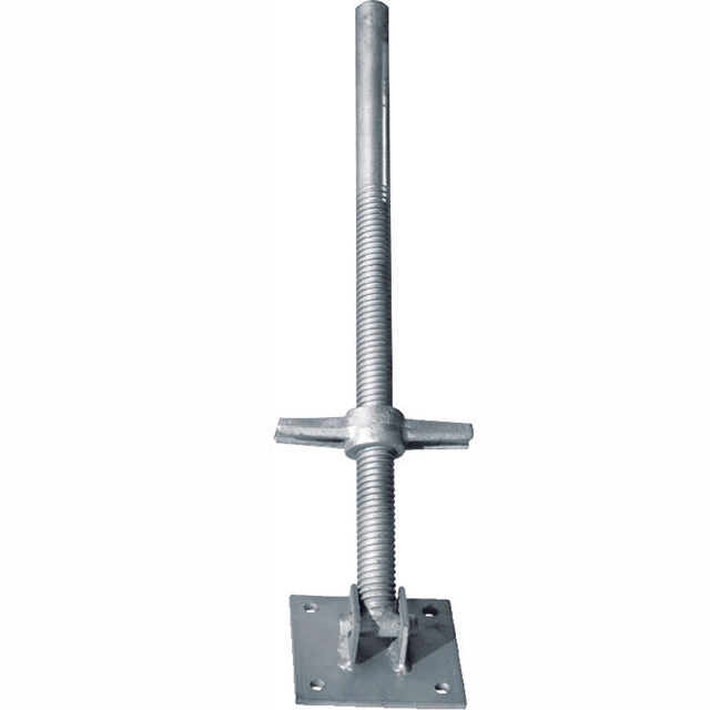 Scaffolding adjustable swivel guwang na screw jack base