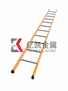 Lapad ng Materyal ng Lapad ng 410mm Plated Powder na may pinahiran na Steel na Linya na 61x30.5mm Ladder para sa Scaffolding para sa Konstruksyon