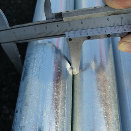 Galvanized scaffolding steel tube