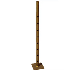 Extension scaffolding screw base jack plate
