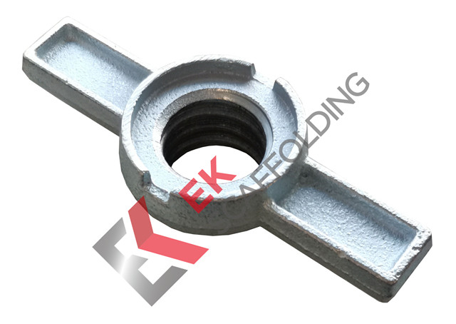 Pasadyang Electro Plated Galvanized U Head Screw Jack Base Jack Nut