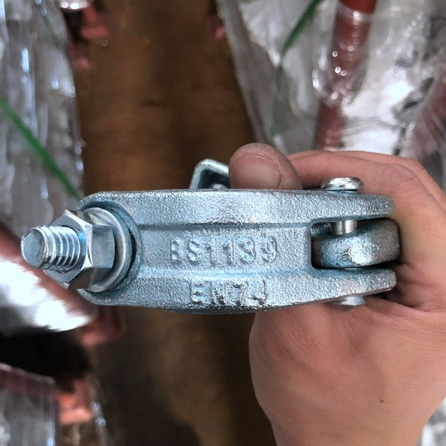 Drop Forged BS1139 EN74 Galvanized Scaffolding Swivel Coupler