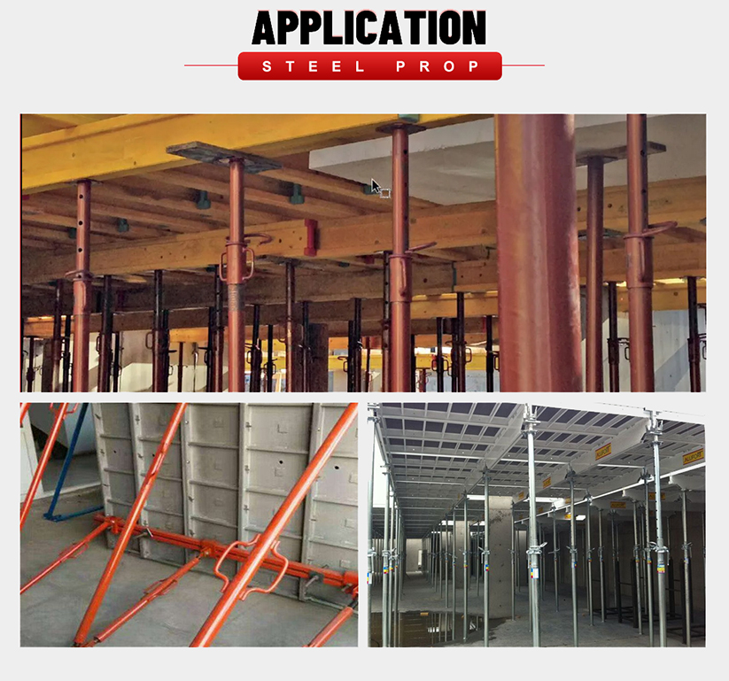 Application ng scaffolding prop