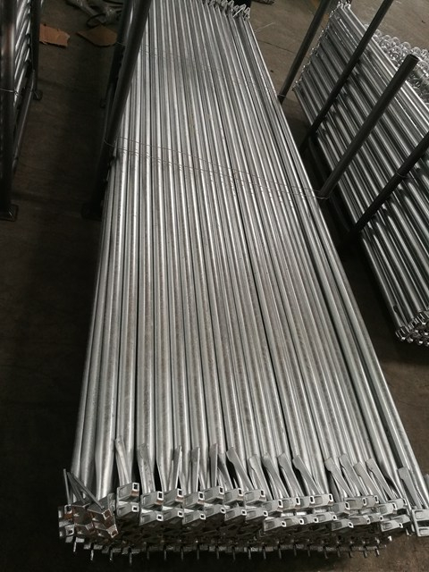 Hot Dip Galvanized HDG Ringlock System Scaffolding Diagonal Brace