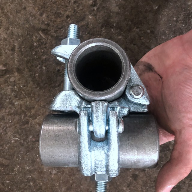 Galvanized scaffolding drop forged double coupler
