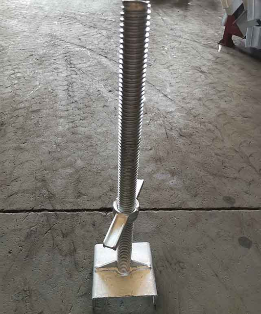 Scaffolding steel u head base jack