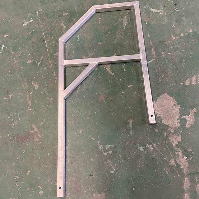 Aluminyo ring scaffolding stair handrail 1.5m - tuktok