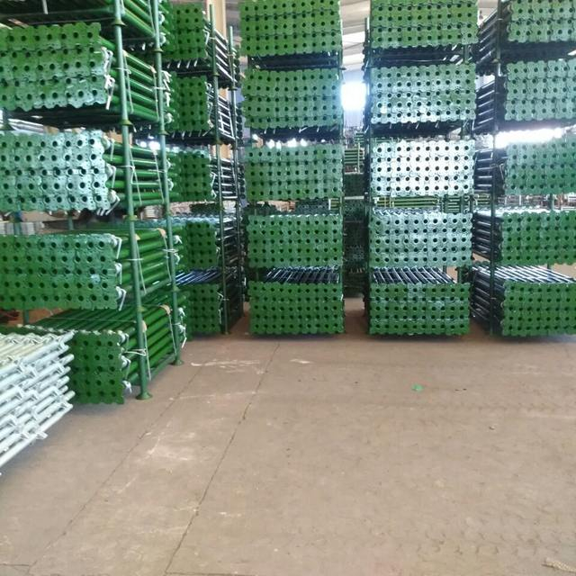 Pininturahan ang BS1139 Scaffolding Steel Prop para sa gusali