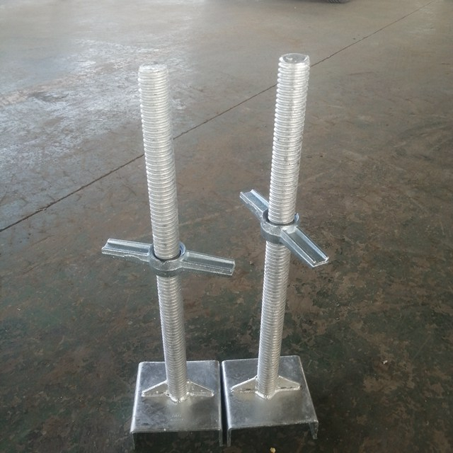 Mainit na dip galvanizing u-head screw base jack 