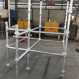Hot-Dip Galvanized Scaffolding Cuplock System Standard Vertical