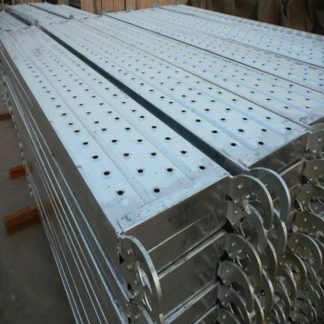 2mm scaffold working platform walk board galvanized steel hook plank