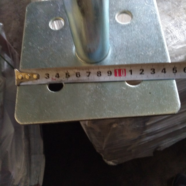 Puting zinc plating scaffolding fittings tubular base plate