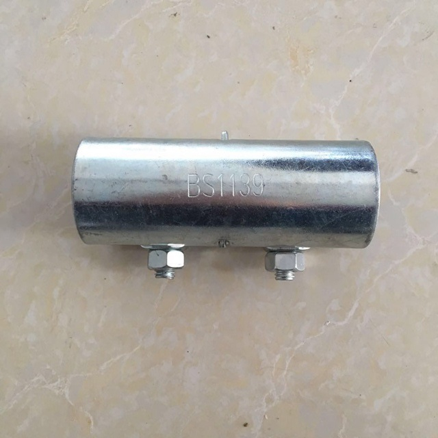 Pinindot ang scaffolding sleeve clamp coupler para sa konstruksyon