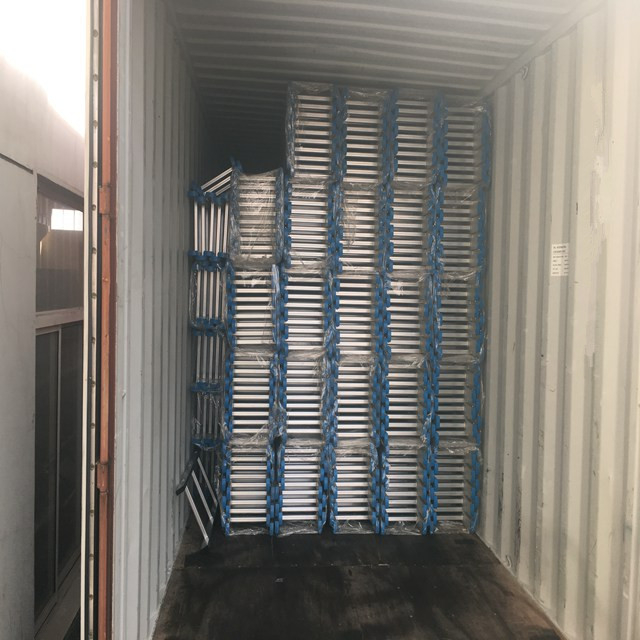 Aluminyo scaffolding tuwid na materyal ng gusali ng hagdan