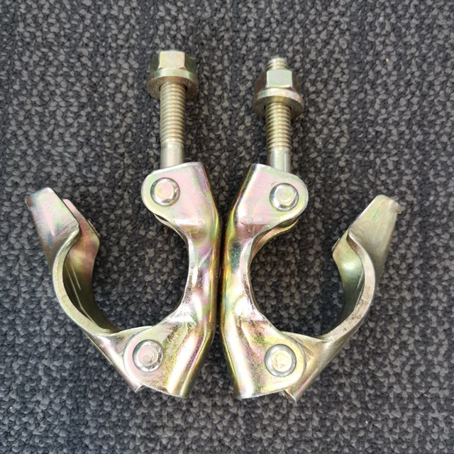 Pinindot ang scaffolding BS1139 Electro Galvanized Swivel Coupler