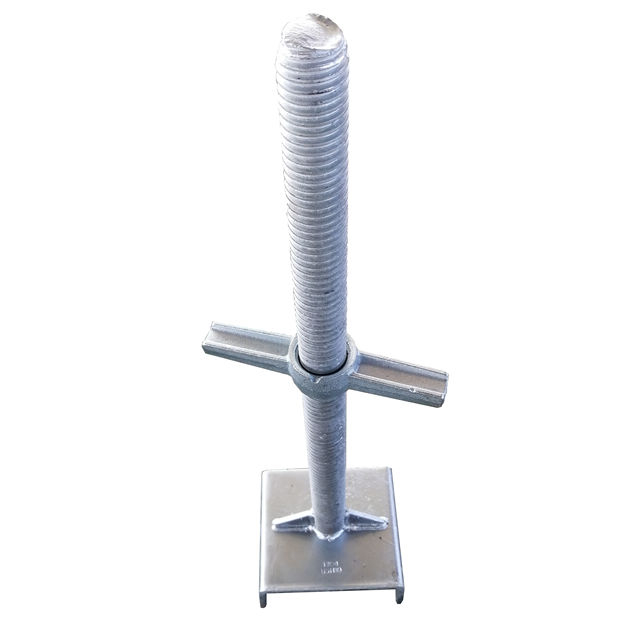 Scaffolding adjustable solid u head base jack
