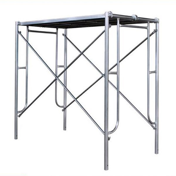 Walk-through frame scaffolding