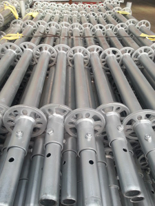 Hot Dip Galvanized HDG Ringlock Scaffolding Standard