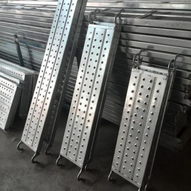 Galvanized scaffolding hook steel plank para sa gusali