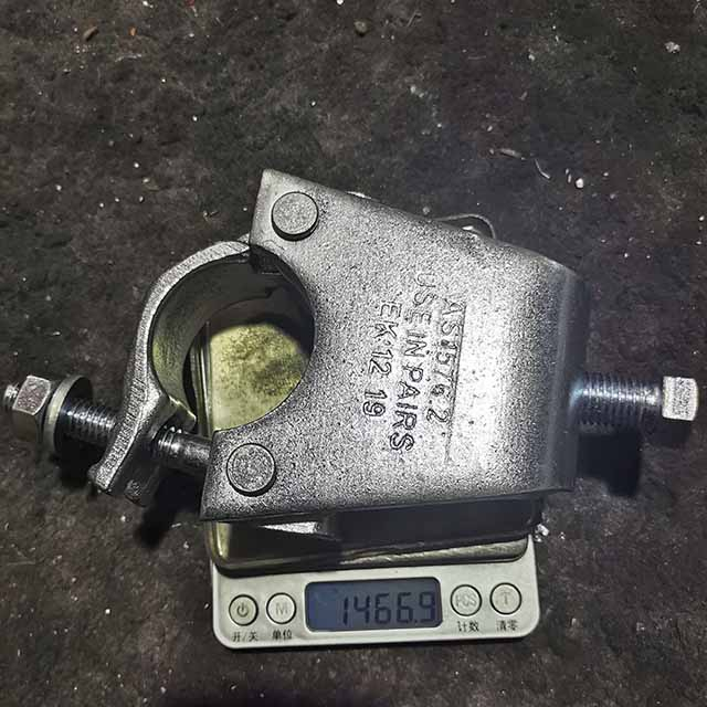 I-drop ang Forged Scaffolding Electro-Galvanized Girder Coupler