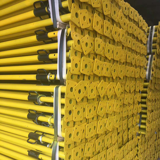 Mataas na kalidad na pulbos na pinahiran na scaffolding steel prop para sa konstruksyon