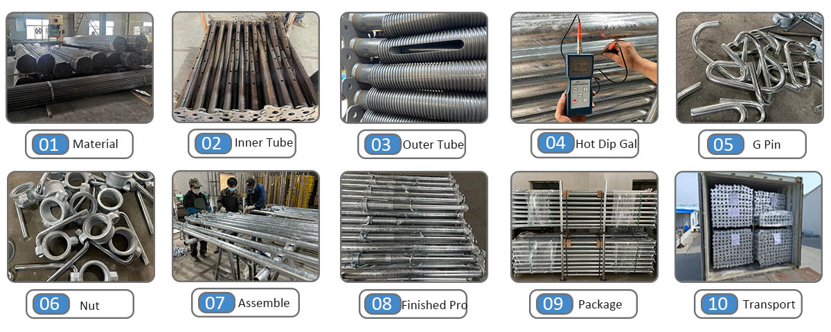 Proseso ng Produksyon ng prop ng bakal