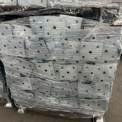 Base plate scaffolding