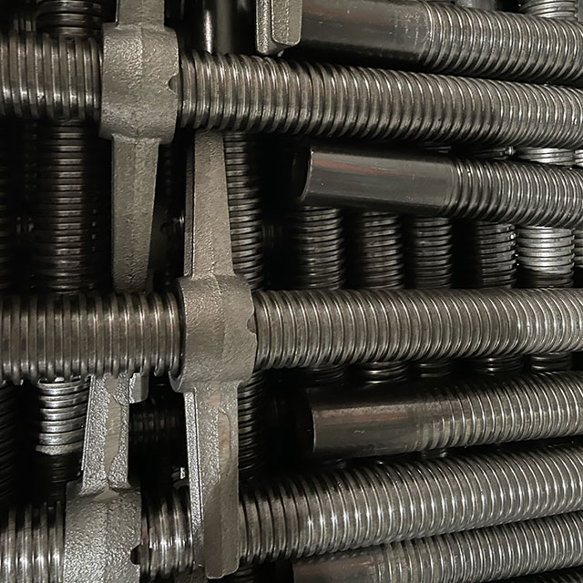 Itim na scaffolding adjustable solid screw base jack 