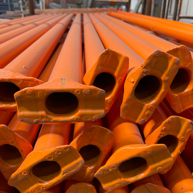 Pagpipinta ng cuplock scaffolding system pahalang na ledger