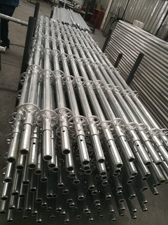 Hot Dip Galvanized HDG 4M Ringlock Scaffolding Vertical Standard