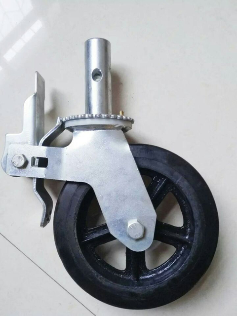 Tungkulin ng goma scaffolding accessories caster wheel