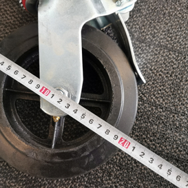 Magtustos ng mga accessories ng scaffolding ng goma caster wheel