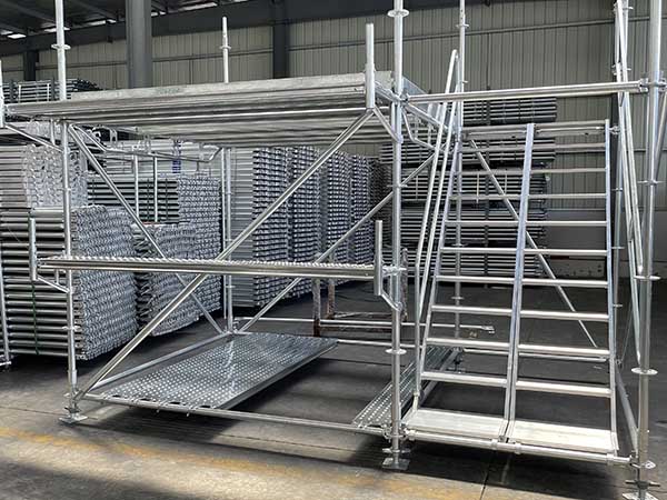 Sistema ng scaffolding ng Ringlock