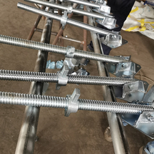 BS1139 HDG swivel scaffolding jack base