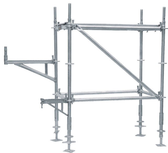 Hot-Dip Galvanized Steel Ringlock Scaffolding System