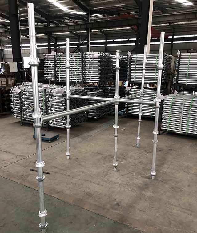 hot-dip galvanized cuplock scaffolding system ledger