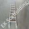 Galvanized Scaffolding Steel Straight Ladder na may Welded Hook