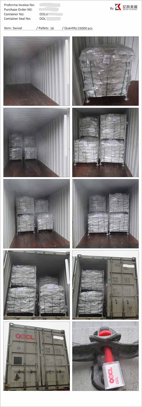 I -drop ang Forged Swivel Coupler 11