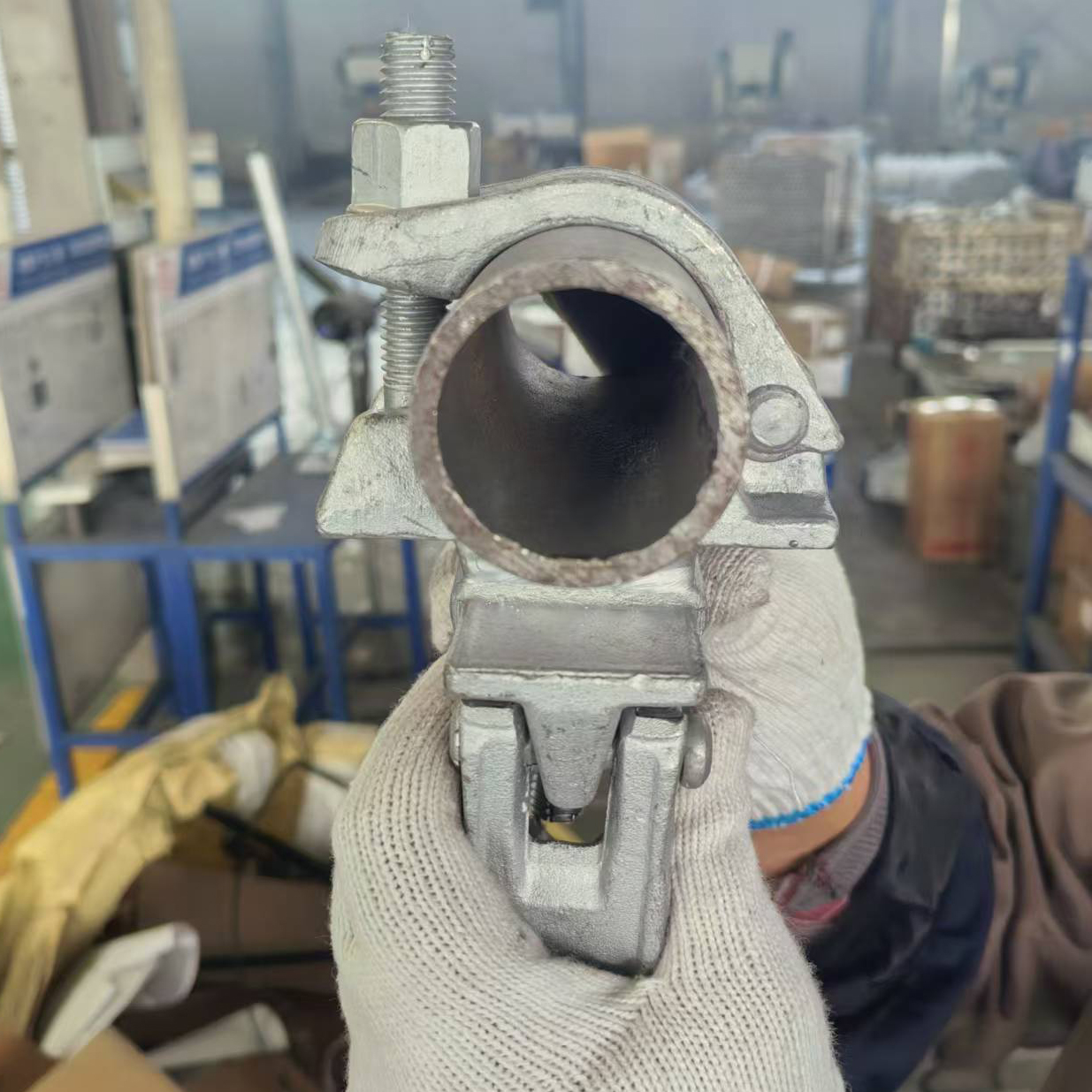 Double Coupler 60 X 60 Espesyal na hugis na Scaffolding Clamp