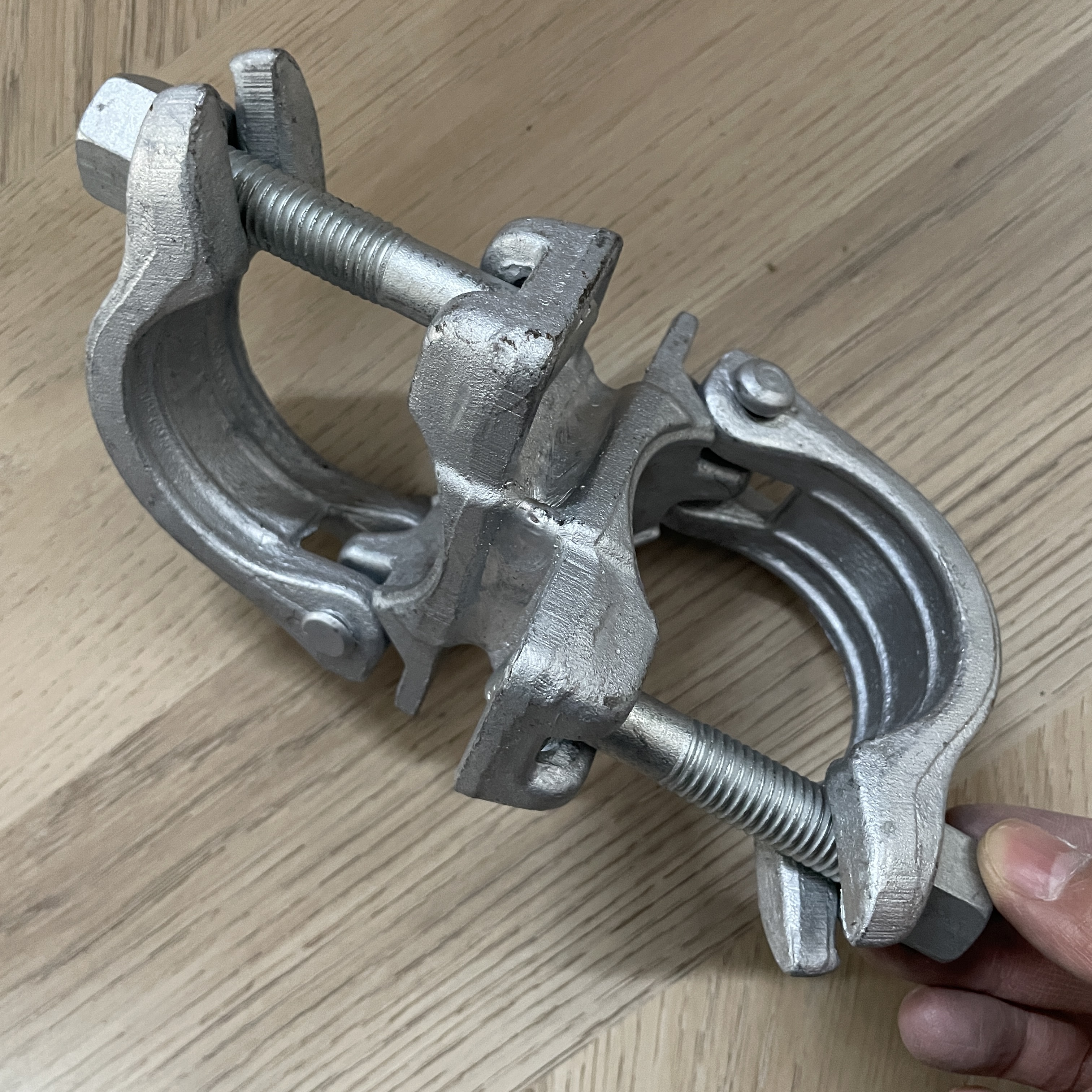 Double Coupler 60 X 60 Espesyal na hugis na Scaffolding Clamp