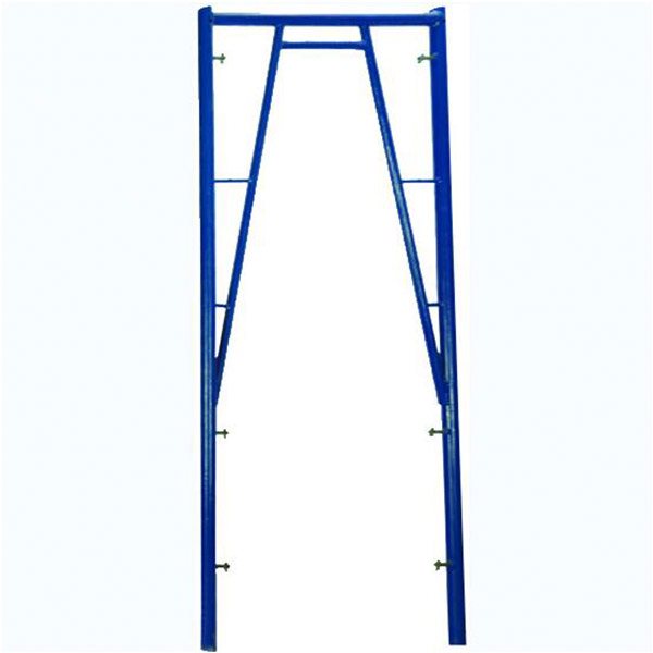 Walk-through frame scaffolding