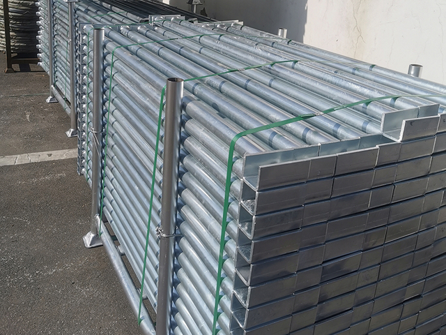 Galvanized cuplock scaffolding transom