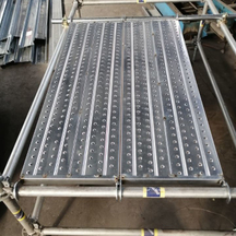 Galvanized scaffolding plank walk board na may hook