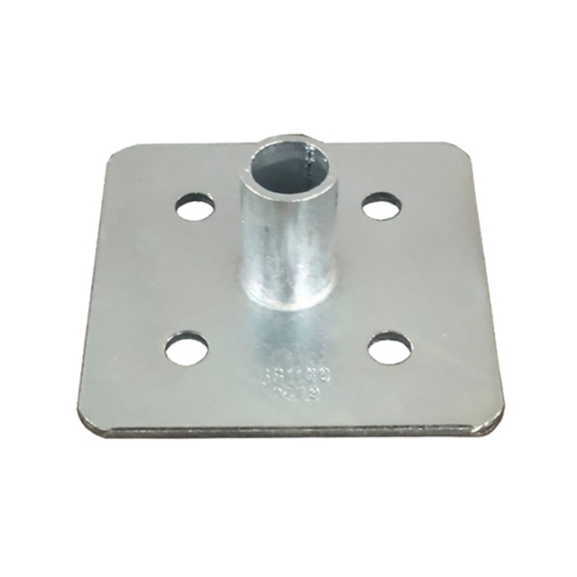 Galvanized welded scaffolding steel base plate