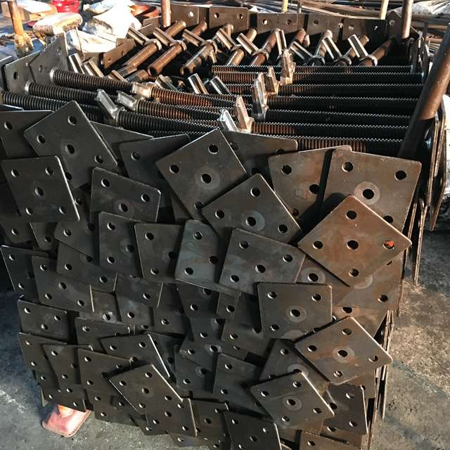 Scaffolding adjustable solid screw base jack para sa konstruksyon