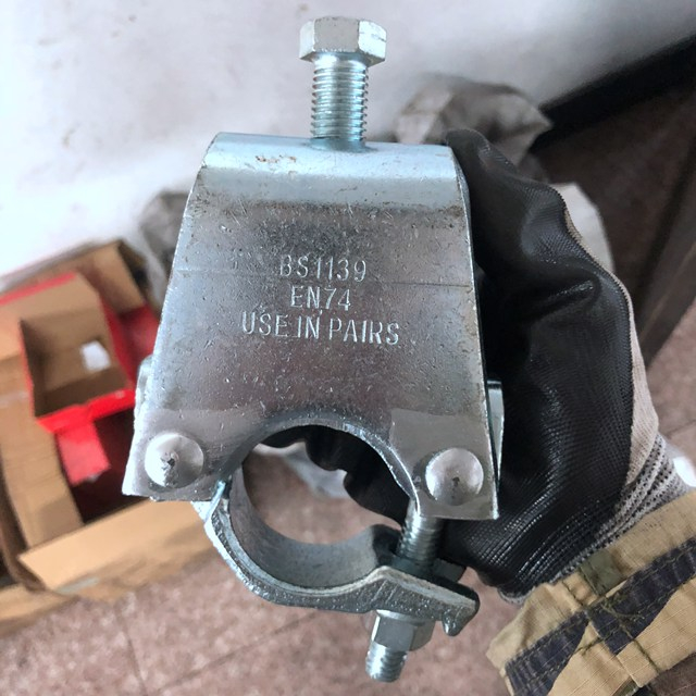 Zinc plated scaffolding nakapirming girder forged beam coupler