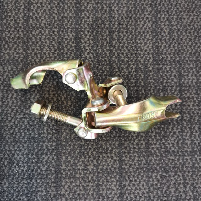 Zinc Plated Pressed Clamp Scaffolding Steel Double Coupler
